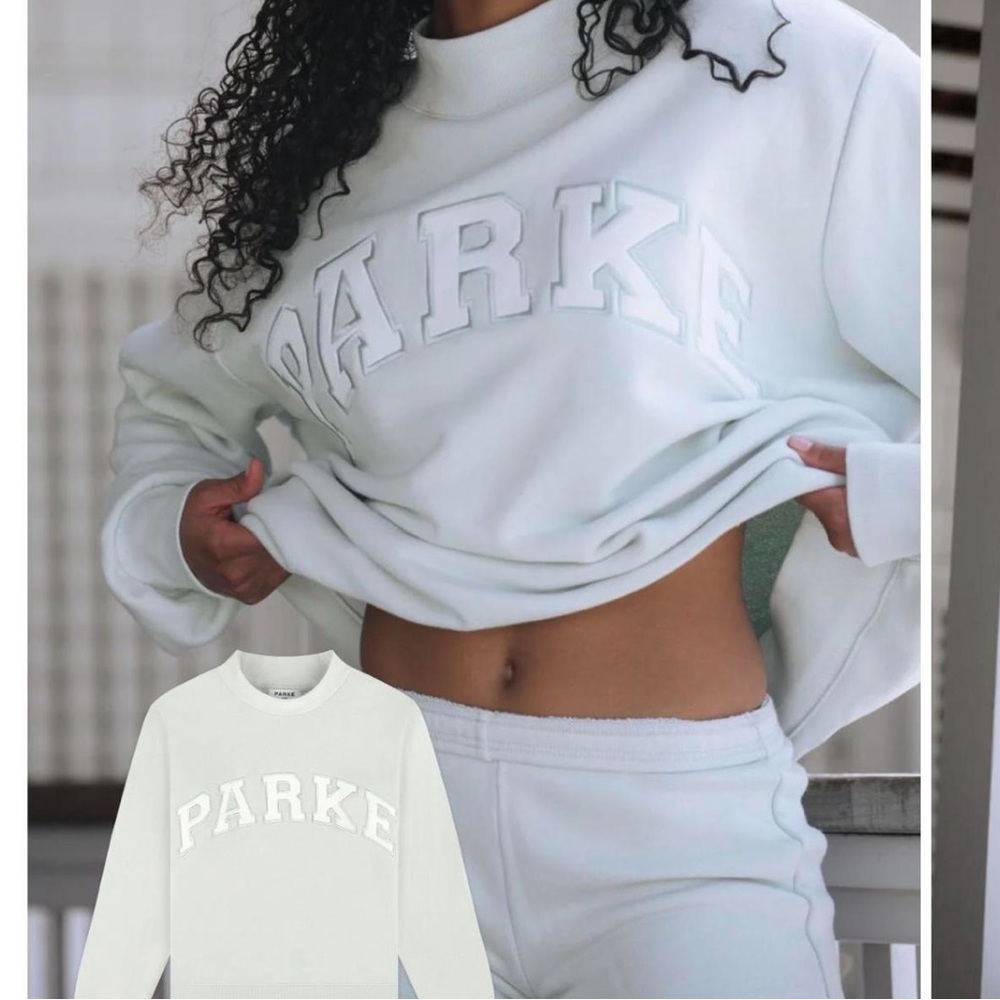 Parker White Sweatshirt for Women